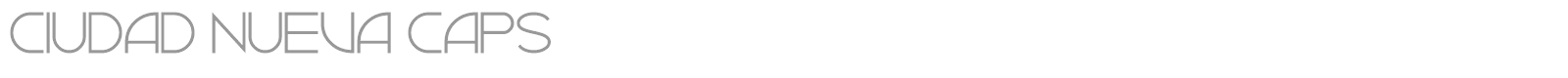 Ciudad Nueva Caps font preview